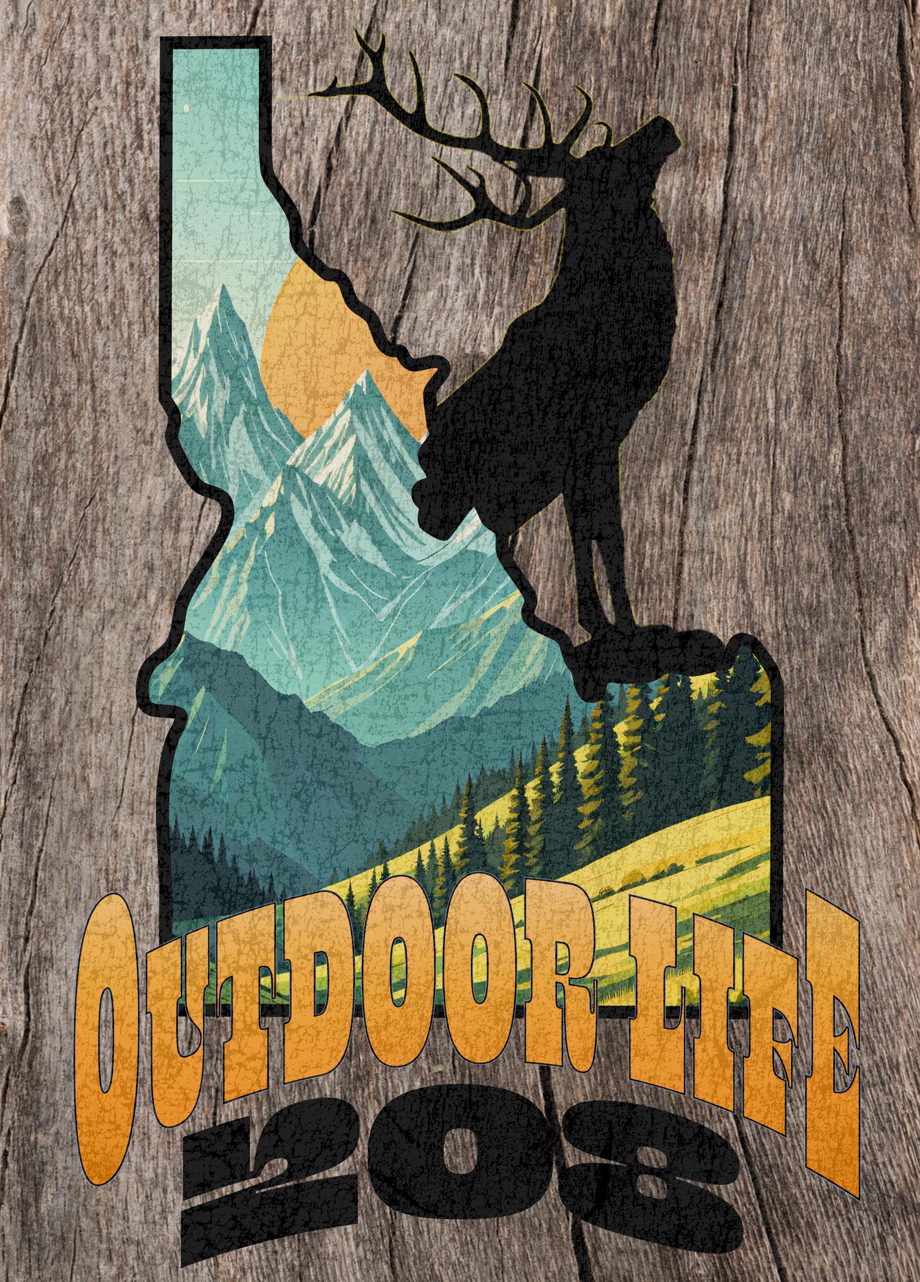 Outdoor Life 208 regional lifestyle logo